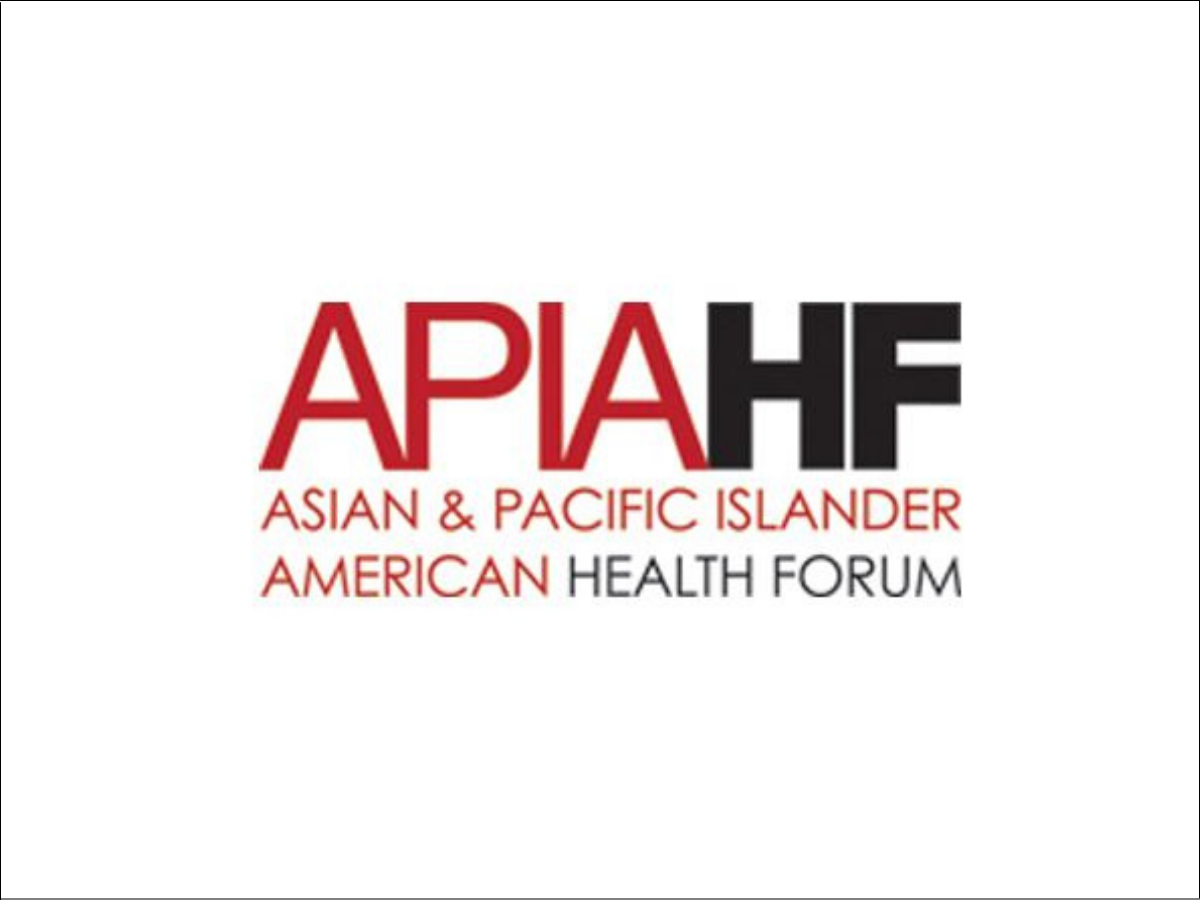 APIAHF logo: Asian &amp; Pacific Islander American Health Forum
