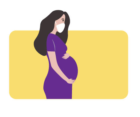 illustration of a pregnant person