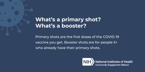What’s a primary shot? What’s a booster?