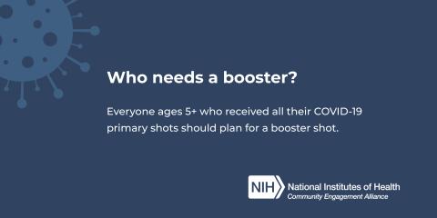 Who needs a booster?