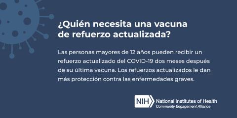 ¿Quién necesita una vacuna de refuerzo actualizada?