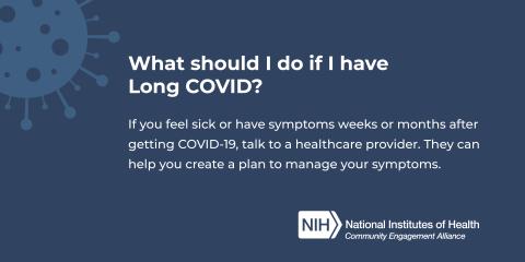What should I do if I have Long COVID?