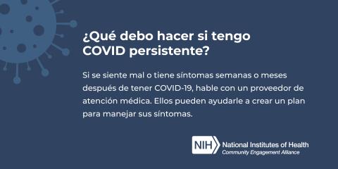 ¿Cómo puedo prevenir el COVID persistente?